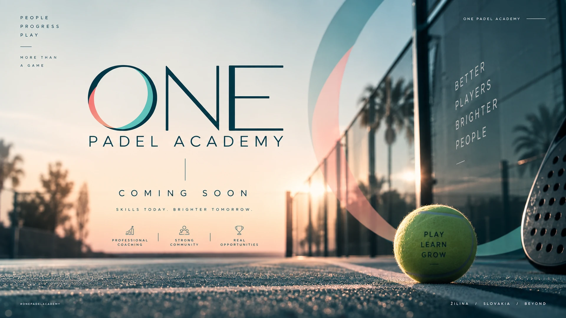 ONE Padel Academy — Coming Soon